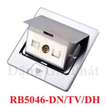 Ổ cắm âm sàn vi tính, điện thoại và tivi RB5046-DN/TV/DH